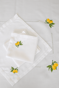 LEMON TABLECLOTH + SERVIETTE SET