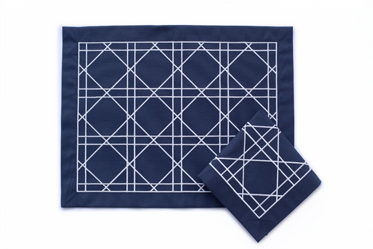 Rattan Linen Placemat Set